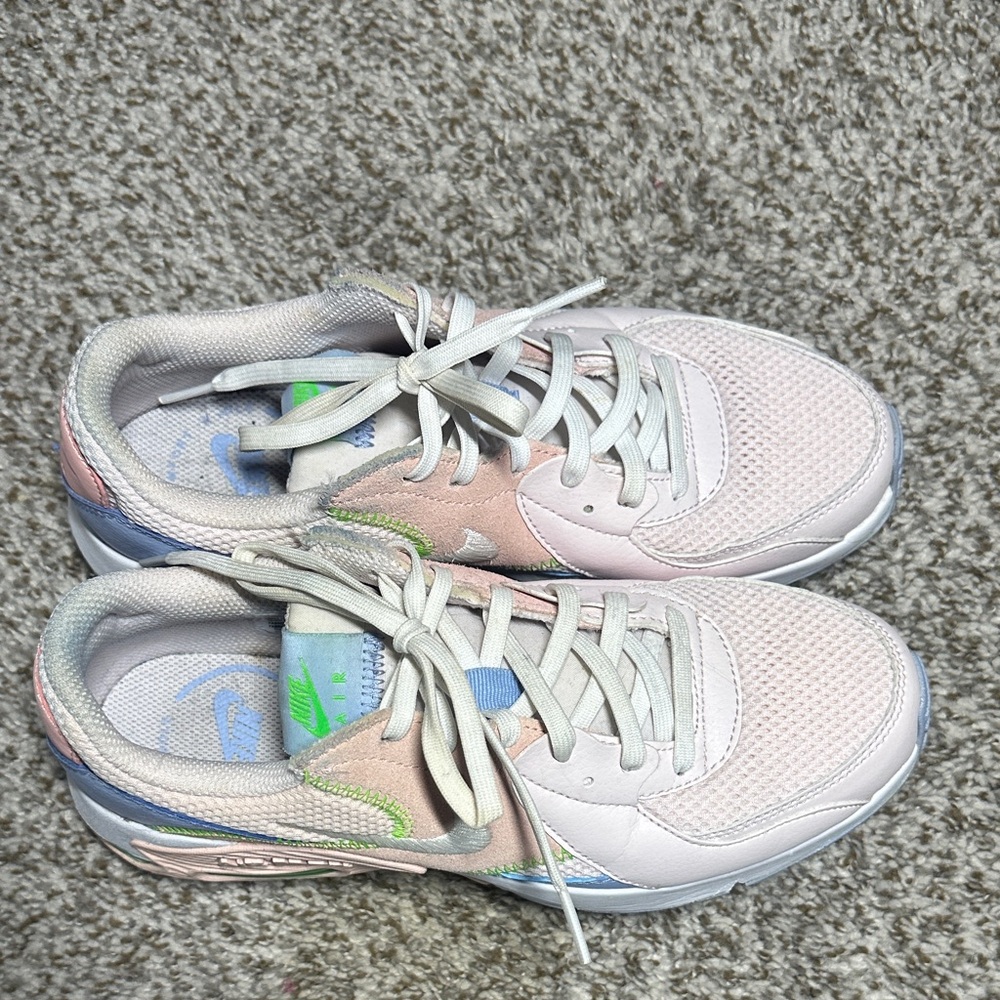 Nike Air Max Sneakers in Pink, Blue, and Green - Picture 2 of 8
